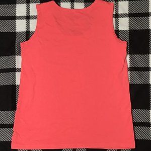 Loose Fit Pink Tank Top